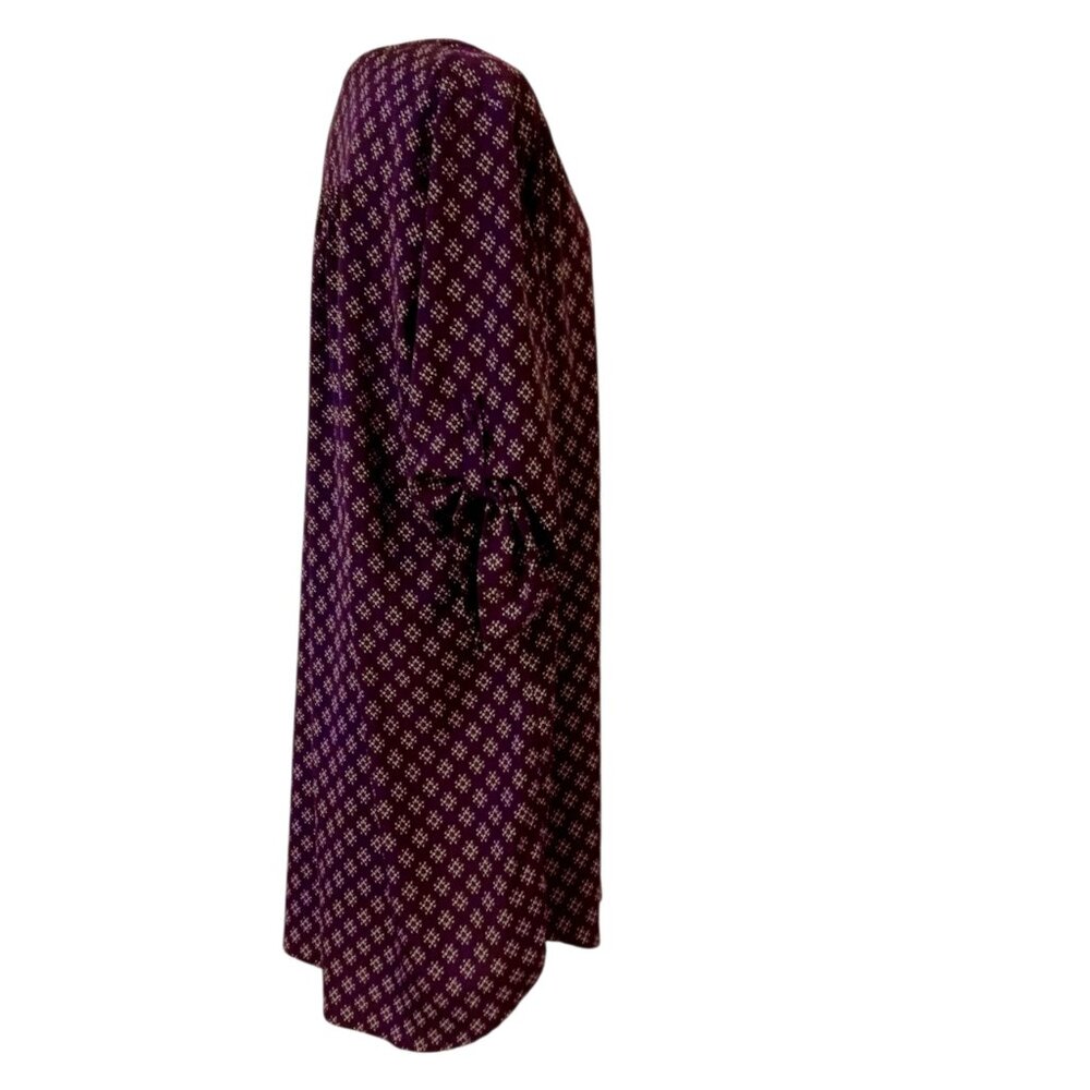 41 Hawthorn Stitch Fix Jimena Shirt Dress Purple Geometric Print XXL EUC Workwea - Picture 4 of 13
